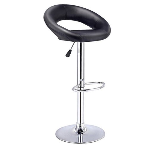 1132S Black Bar Stool FINISH: Black