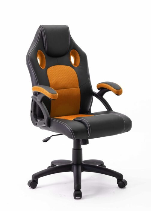 Neo Orange & Black PC Office Chair - Image 2