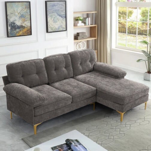 Infinite 85 Sectional - Available in 3 colours (Dark Grey, Grey, Beige) - Image 15