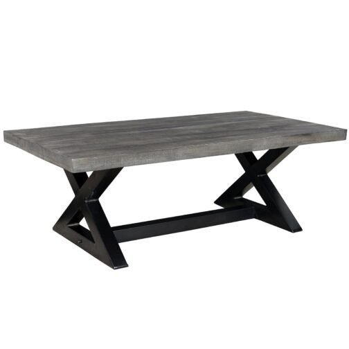 Zedd Coffee Table in Distressed Grey