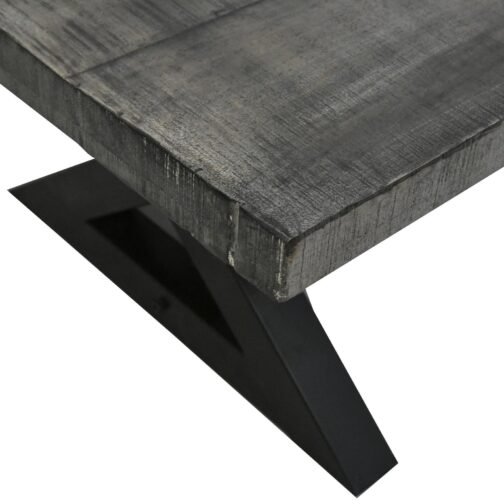 Zedd Coffee Table in Distressed Grey - Image 5