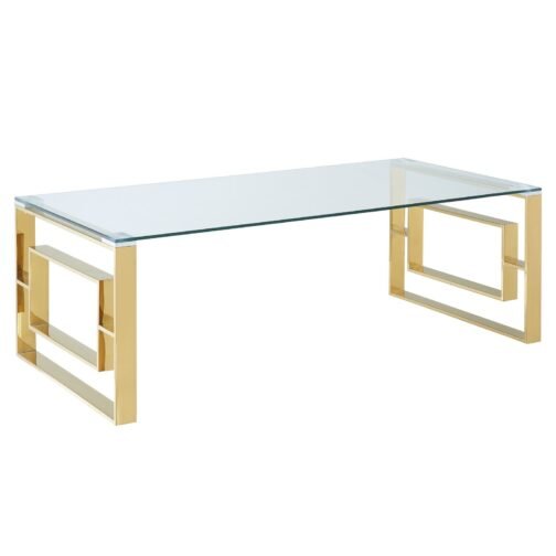 Rose Coffee Table in Gold