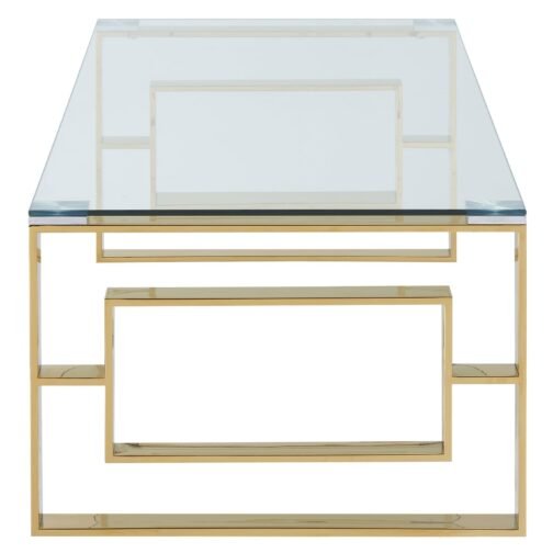 Rose Coffee Table in Gold - Image 4