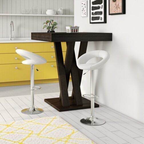 1132S White Bar Stool FINISH: White - Image 4
