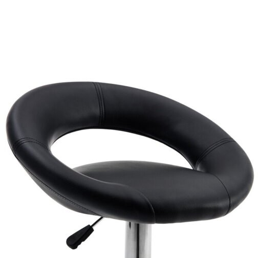 1132S Black Bar Stool FINISH: Black - Image 4