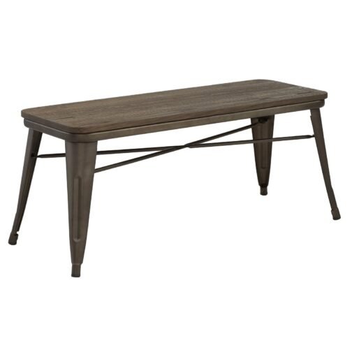 Indus Bench in Gunmetal