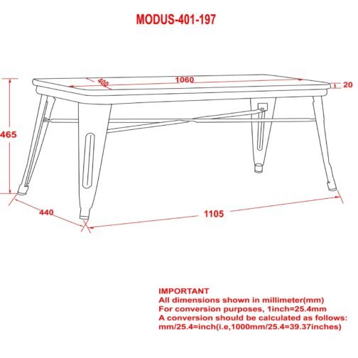 Indus Bench in Gunmetal - Image 4