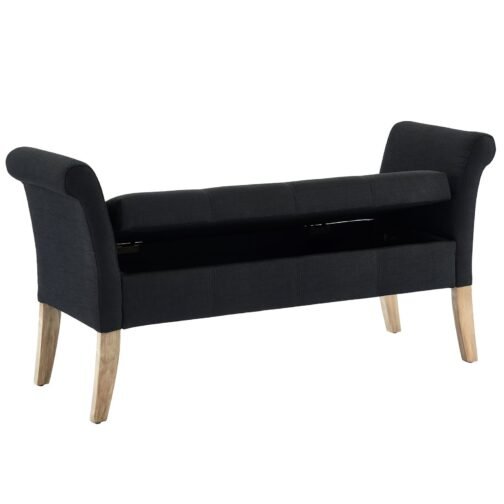 Alice Storage Bench in Black - Image 4