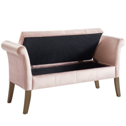 Alice Storage Bench in Blush - Image 4