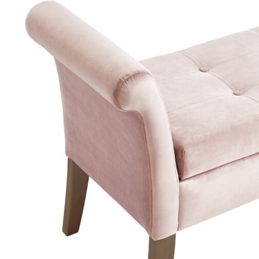 Alice Storage Bench in Blush - Image 6
