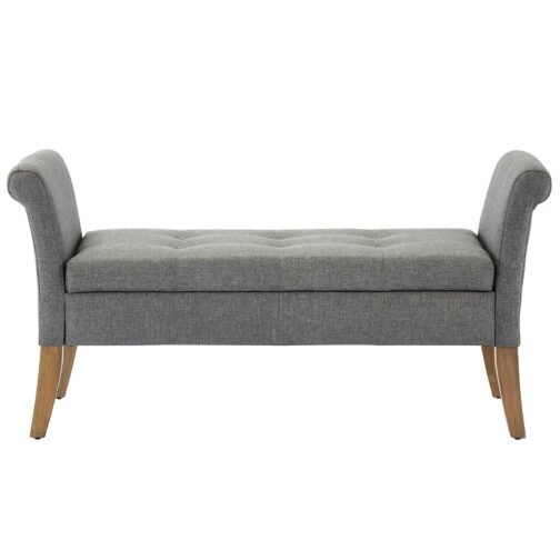 Alice Storage Bench in Grey - Image 3