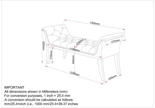 Vici Bench in Grey - Image 6