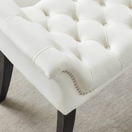 Vici Bench in Ivory - Image 5
