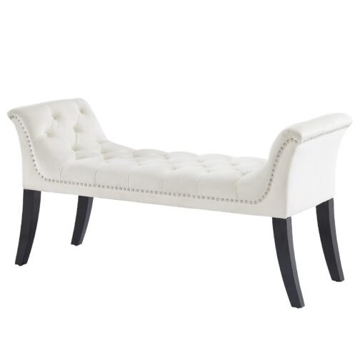 Vici Bench in Ivory