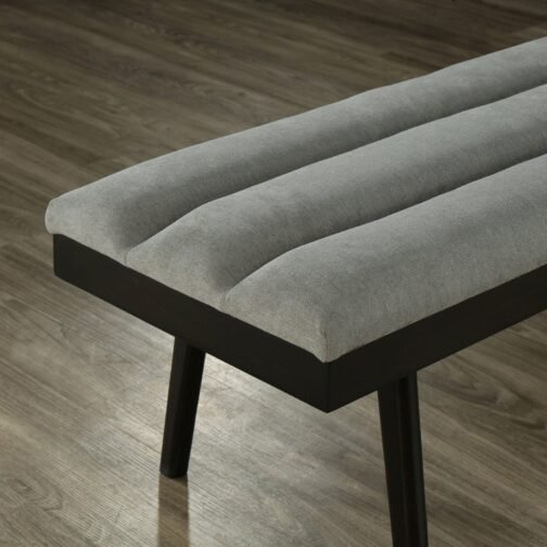 Paul Bench in Grey/Coffee Legs - Image 5