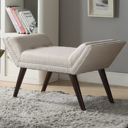 Nala Bench in Beige - Image 3