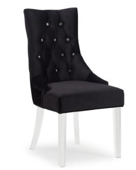 Cavani Accent & Dining Chair in Black