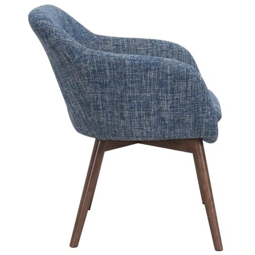 Pinto Accent & Dining Chair in Blue Blend - Image 4