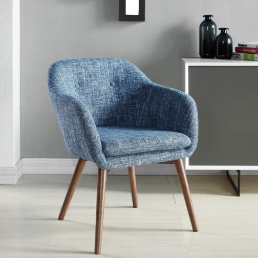 Pinto Accent & Dining Chair in Blue Blend - Image 2