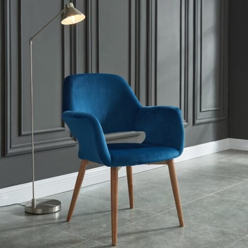 Mira Accent & Dining Chair in Blue - Image 2