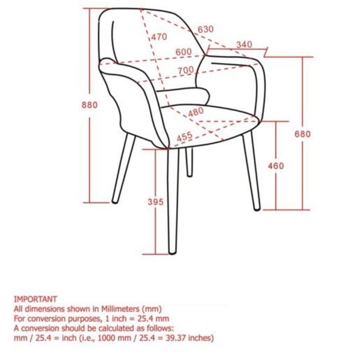 Mira Accent & Dining Chair in Blue - Image 7