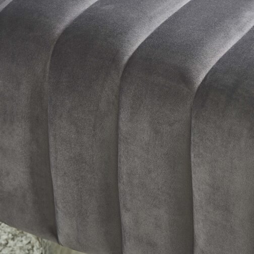 Tina Accent Chair in Grey & Silver - Image 6