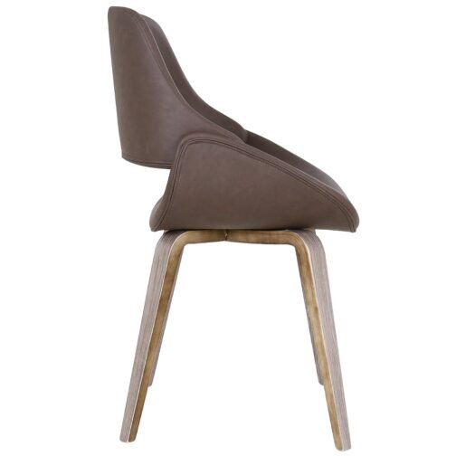 Rano Accent & Dining Chair in Brown - Image 3