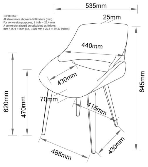 Rano Accent & Dining Chair in Brown - Image 7