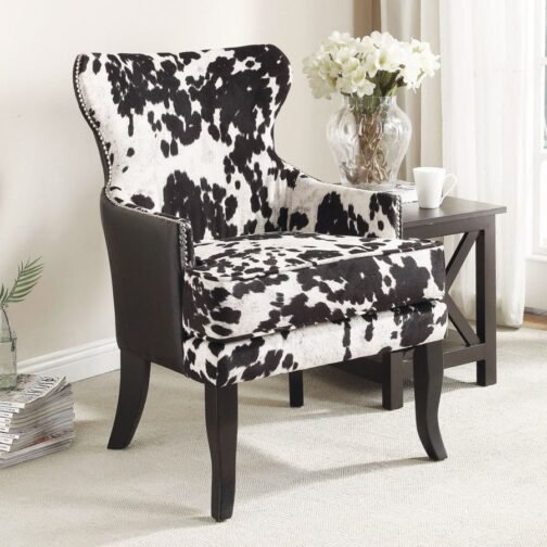 Angus Accent Chair in Black - Image 4