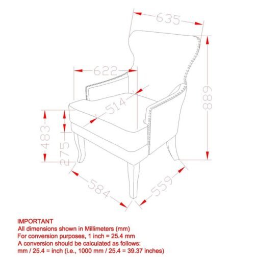 Angus Accent Chair in Black - Image 6