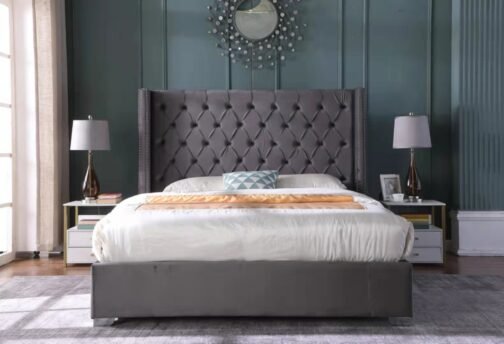 Clara Tufted Grey Color - Image 2