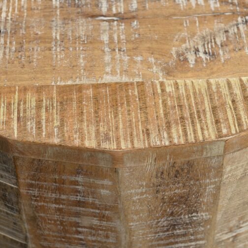 Eva Accent Table in Distressed Natural - Image 3