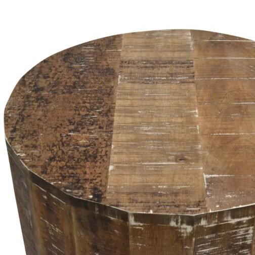 Eva Accent Table in Distressed Natural - Image 4