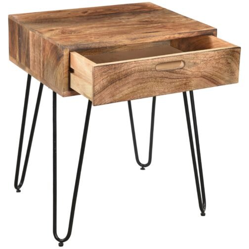 Jayda Accent Table in Natural Burnt - Image 4