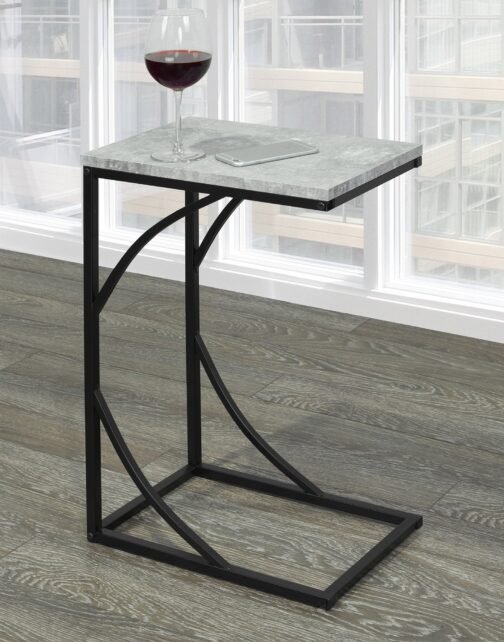 Tucker Accent Table in Cement - Image 4