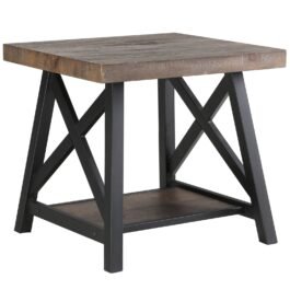 Port Accent Table in Rustic Oak