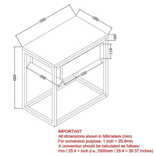Lancelot Accent Table in Oak - Image 7