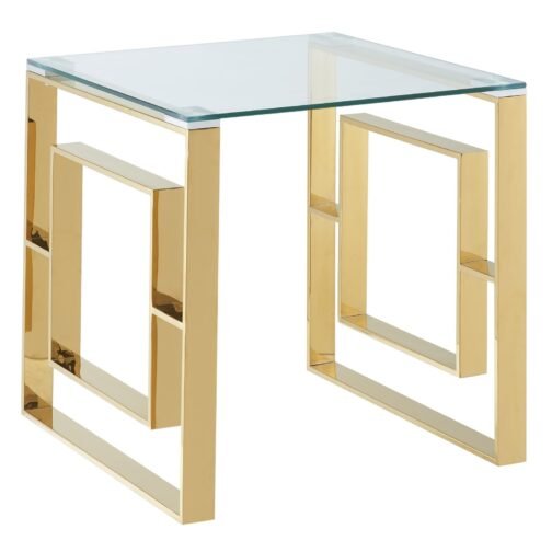 Rose Accent Table in Gold