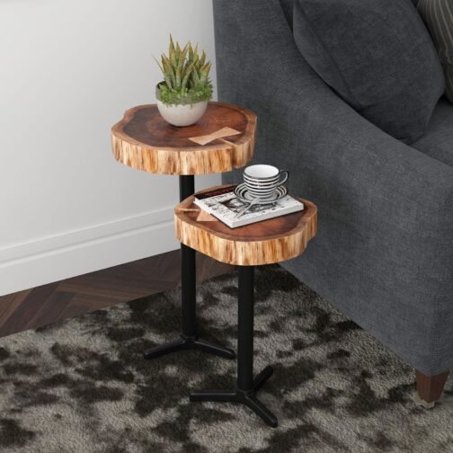 Kenya Accent Table in Natural - Image 2