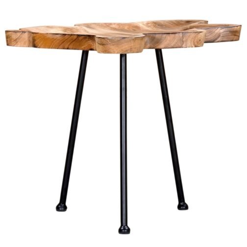 Paris Accent Table in Natural with Black Legs - Image 6