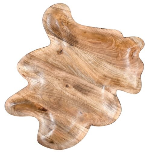 Paris Accent Table in Natural with Chrome Legs - Image 4
