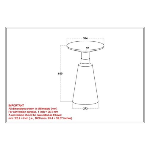 Advik Accent Table in Light Grey - Image 6