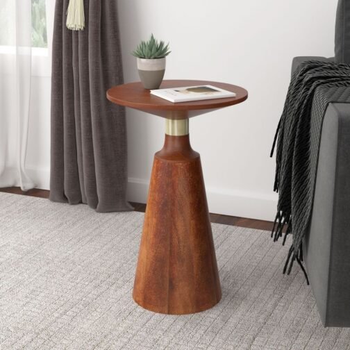 Advik Accent Table in Walnut - Image 5