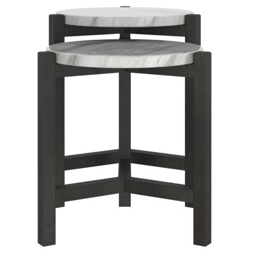 Amore Accent Table in Grey - Image 2