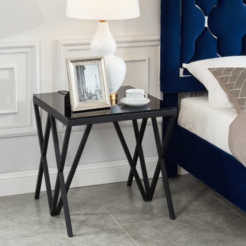 Cal Accent Table in Black - Image 2