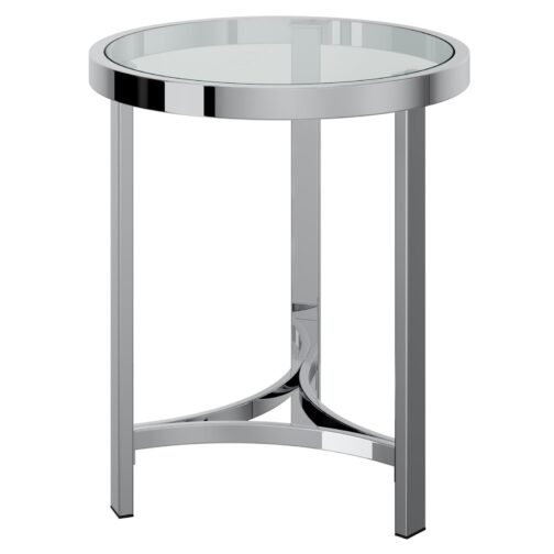 Star Accent Table in Chrome