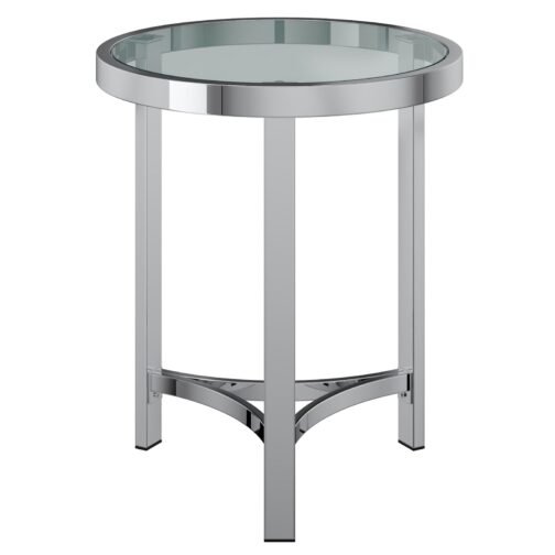 Star Accent Table in Chrome - Image 2