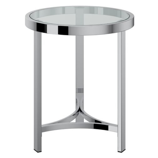 Star Accent Table in Chrome - Image 3
