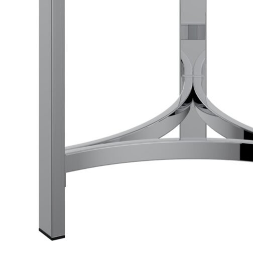 Star Accent Table in Chrome - Image 5