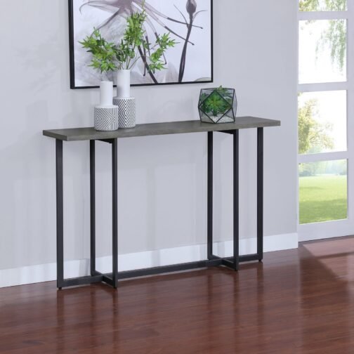 Fara Console Table in Grey - Image 2